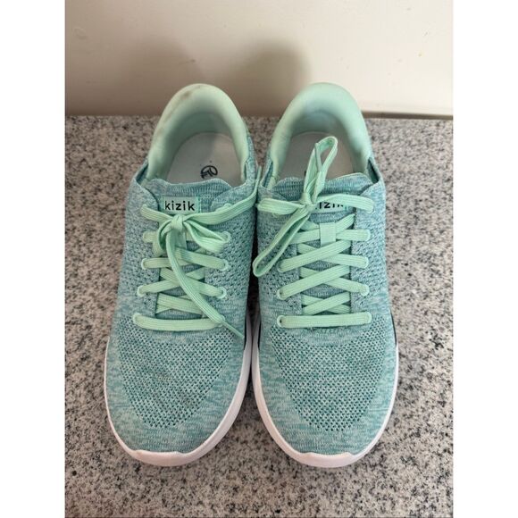 Kizik Mint Green HandsFree Slip On Sneakers Womens Size 9.5 Walking Athleisure - Picture 2 of 5